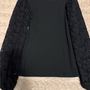 J. Crew Classic Black Top